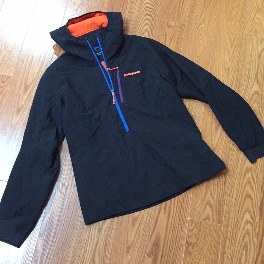 Patagonia lined popover jacket coat womens large